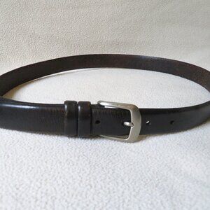 Nautica Black Leather Belt